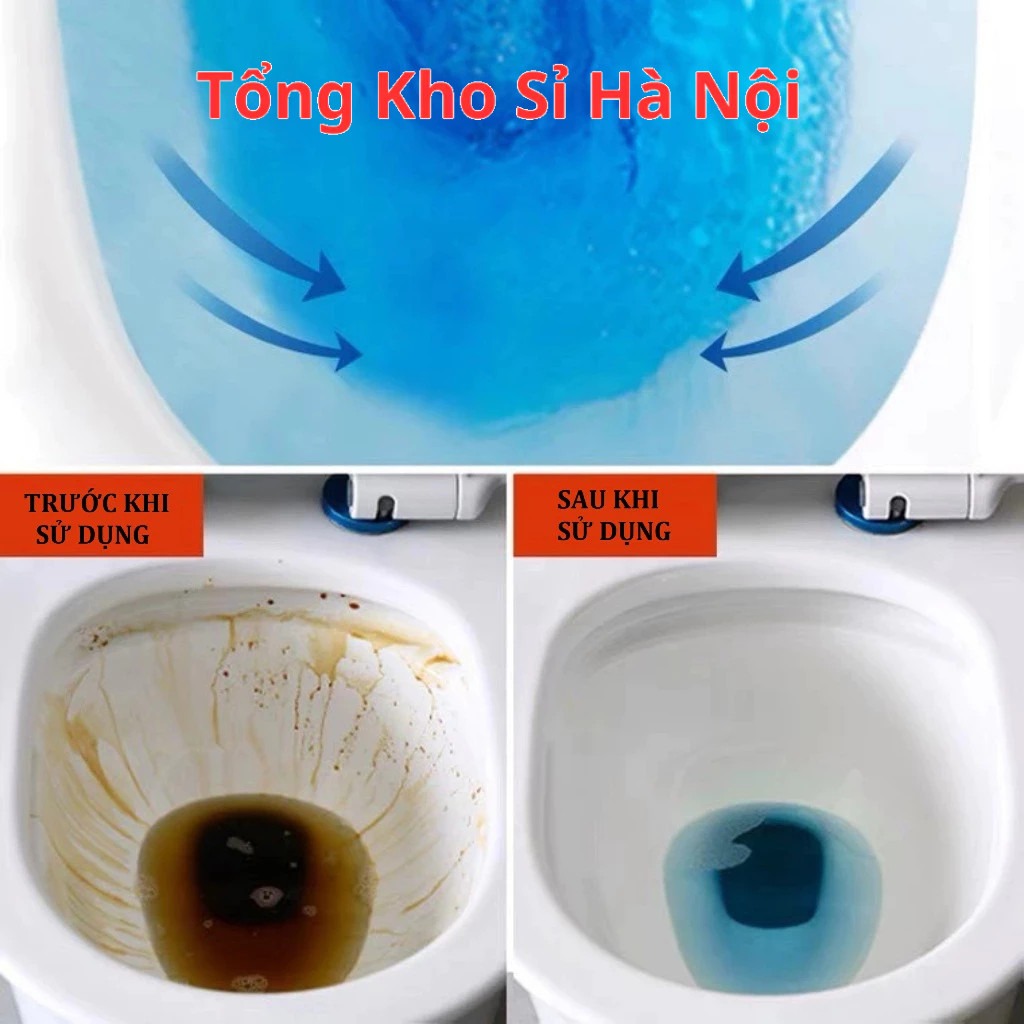 5 Túi 50 Viên Tẩy Bồn Cầu, Viên Thả Bồn Cầu Giúp Bồn Cầu Sạch Sẽ Thơm Mát Hơn, Làm Sạch Hơn