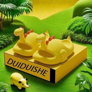 Dép lê khủng long cho bé – Dép mềm nhẹ chống trượt, phong cách hoạt hình dễ thương