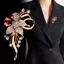 JVSUB Hoa Trâm Cài, Corsage Tinh Tế Cao Cấp, Thời Trang Kim Cương Giả Thanh Lịch Áo Len Chân Cho Áo Len Phụ Kiện