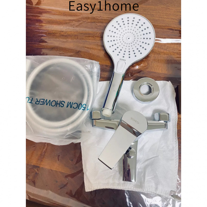 Vòi trộn nóng lạnh TOTO Nhật Bản, vòi bồn tắm bằng đồng nguyên chất, lõi van gốm, bộ vòi sen đầy đủ