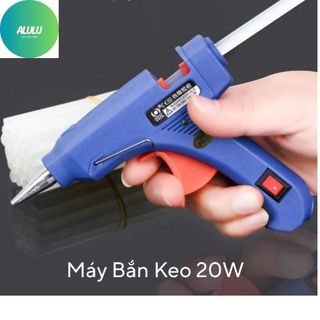 Súng Bắn Keo Nến Mini Cầm Tay 20W – Máy Bắn Keo Dán Nhiệt Kèm Keo Nến – Dùng Gia Đình, Handmade, Sửa Chữa