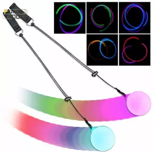 PlumHOUSE Pro LED Nhiều Màu Phát Sáng POI Ném Bóng Sáng Cho Bụng Khiêu Vũ Tay Đạo Cụ VN