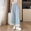 Mỹ Retro Quần Ống Rộng Nữ Nhỏ Cao Cấp Ôm Hơn Nhìn Rời Drap Ren Đến Mắt Cá Chân Quần Ống Thẳng 5.12