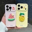 3D DIY Ngọt Pha Lê Trái Cây Tươi Ốp Lưng Điện Thoại iPhone 17 16 15 14 13 12 11 Pro Max 16 15 14 Plus