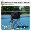 Giỏ đựng bóng Tennis di động Giỏ đựng đồ ngoài trời có bánh xe Giá chắc chắn cho huấn luyện viên và người chơi