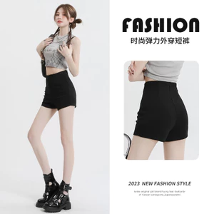 Quần Lót Thiếu Hot Girl Quần Legging Nữ Nhỏ Đen Bên Ngoài Mặc Cao Cấp Skinny Chống Trầy Xước Quần Nóng 5.12