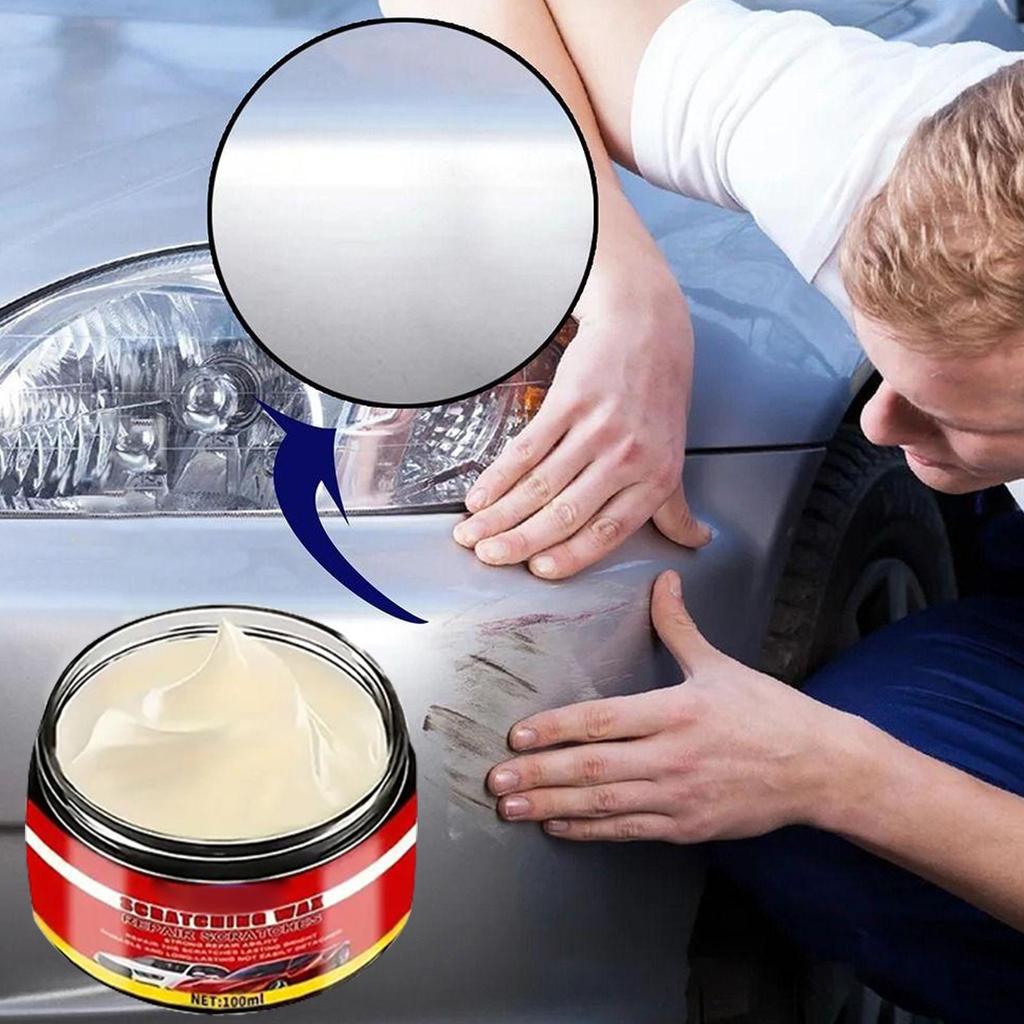Tẩy vết xước ô tô 100ml Sáp ô tô để trầy xước Máy phục hồi chất tẩy rửa Ba Lan lâu trôi với sơn xốp abrtedvn