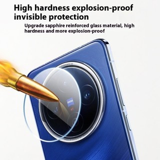 3 Miếng Bảo Vệ Ống Kính Máy Ảnh Cho Vivo X300 Pro 4G 5G HD Trong Suốt Kính Cường Lực Bảo Vệ Toàn Diện Mặt Sau Ống Kính Camera Phim