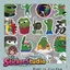 Set Sticker Crazy frog biến thể Chống Nước Dán Laptop Vali Mũ Bảo Hiểm Sổ Tay