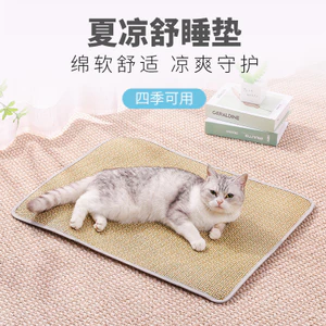 Chó Mùa Hè Mèo Thảm Làm Mát Mùa Hè Thú Cưng Thảm Đá Thảm Làm Mát Chó Thảm Bốn Mùa Đa Năng Ngủ Thảm Kennel Rơm Thảm QMJO