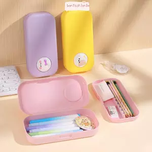Túi đựng bút ITRUMPET, Bút chì dung tích lớn đa chức năng, Hộp bút chì nhựa hoạt hình