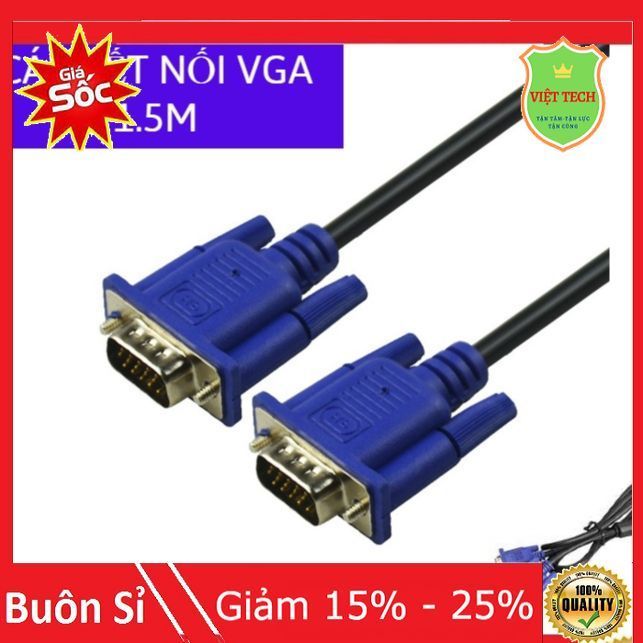 Dây cáp kết nối VGA  1.5m chuyên dùng cho máy tính…