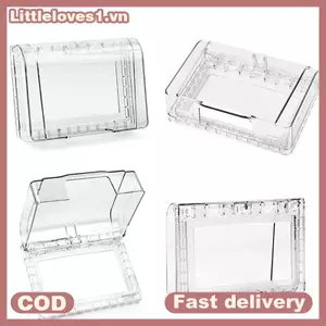 Littleloves1 1PC Tự Dính Chống Thấm Nước Cắm Vỏ Bắn Hộp Đậu Nành Công Tắc Bảo Vệ Hộp Bảo Vệ Đồ Dùng Phòng Tắm VN