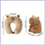 Gối Du Lịch Cho Máy Bay 2 Trong 1 Capybara Sang Trọng Hỗ Trợ Ngủ Đệm Hình Chữ U Hỗ Trợ Cổ Du Lịch mueadsyvn