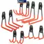 MAKY Móc kim loại hạng nặng Nhà để xe Người tổ chức treo tường Móc treo xe đạp Móc treo tường Chống trượt Móc lưu trữ cho thang Dụng cụ làm vườn VN