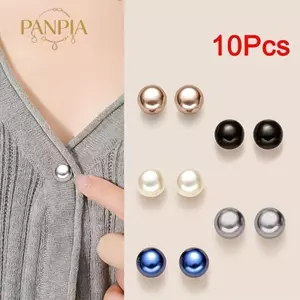 PNPIA- 10 chiếc Nút Ngọc Trai Chân DIY Trang Trí Nút An Toàn Cho Giày Mũ Và Quần Áo Thiết Kế Thời Trang