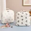 Túi trang điểm FAVORITEGOODS, Túi đựng đồ du lịch chăn bông đa chức năng, Túi đựng mỹ phẩm dung tích lớn bền bỉ
