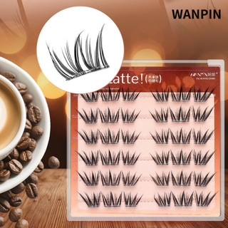 WANPIN Lông mi giả Lông mi giả mô phỏng ba chiều thoải mái tự nhiên