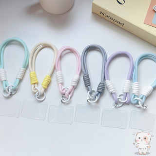 【Chamvn】Dây đeo điện thoại chống thất lạc dây đeo điện thoại ngắn Dopamine. dây đeo cổ tay dệt thủ công