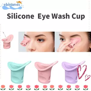 Nước Rửa Mắt EBINLANDS, Cốc Tắm Mắt Mềm Rửa Mắt, Lắp Mắt Silicone Có Thể Tái Sử Dụng Nước Rửa Mắt Cốc Nam