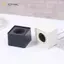 JCSYFAC 1 Micro Vuông Cờ Mic Trạm Cube Phỏng Vấn Vuông Hộp Đựng Phóng Viên Trang Trí Cờ Tin Tức Vuông Phụ Kiện Mới