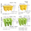 DAYBREAK Kem Popsicle Mold, Gỗ Dính DIY Hộp Đá Tự Làm, Dễ Dàng Phát Hành Thiết Kế Sáng Tạo Có Thể Tái Sử Dụng Khuôn Popsicle Cube Khay Mùa Hè