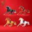 1 / 4 Chiếc Trâm Cài Ngựa Cung Hoàng Đạo Cho Nữ Động Vật Dễ Thương Pony Kim Loại Huy Hiệu Chân Quần Áo Bapa Phụ Kiện Quà Tặng Độc Đáo