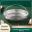 Nồi hấp bằng thép không gỉ VN 304, đa chức năng, có tay cầm, Nồi hấp gia dụng, dùng để hấp xoài, Bun hấp và được trang bị giá thoát nước.