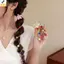 < YEI > Dây buộc tóc ngọc trai nữ có dây điện thoại để giải pháp thời trang tóc an toàn và co giãn mới