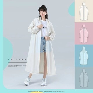Áo mưa một mảnh trong suốt thời trang cho nữ Áo Mưa 1 Người Thích hợp cho xe đạp, xe máy