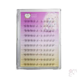 Phân đoạn Cat Whisker Lông mi dưới dày tự nhiên Lông mi giả thực tế để tăng cường mắt