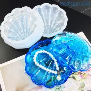 Unstop * Hộp Bảo Quản Nhựa Khuôn Vỏ Hộp Trang Sức Khuôn Silicon Cho Thủ Công DIY Trang Trí Nhà