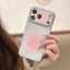 Ốp lưng iPhone màu hồng Bao da mềm cao cấp đựng máy ảnh - iPhone 7/8/X/XS/XR/11/12/13/14/15/16/17/Plus/Air/Pro/Max