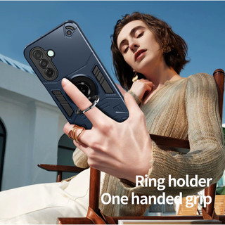 Dành Cho Samsung Galaxy A26 / A36 / A56 5G Ốp điện thoại Nhẫn Đứng Giáp Lưng Cứng Bảo Vệ Hạng Nặng Khung TPU Mềm Chống Sốc Mỏng