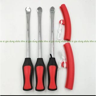 Bộ 3 Móc Lốp Không Xăm , Xe Máy, Xe Đạp Tiện Dụng – Dụng Cụ Nạy Vỏ + Thanh Cậy Lốp Inox | Alulu Official Store