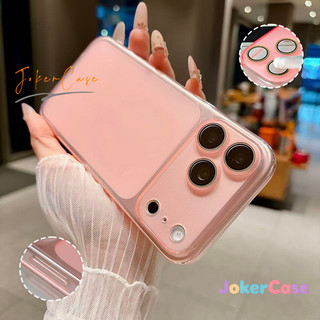 Ốp Lưng Cho IPhone 15 13 17 16 12 11 14 Pro Max 16 14 15 Plus 17air Ốp bảo vệ ống kính siêu mỏng, mờ, đơn giản.