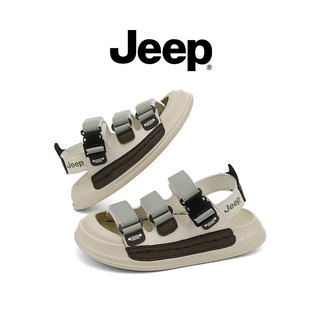 Giày Sandal Trẻ Em JEEP Mùa Hè Thoáng Khí Chống Trơn Trượt Đế Mềm Bé Trai Bé Gái Giày Đi Biển Ngoài Trời