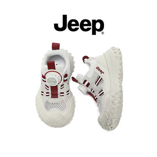 JEEP Phong Cách Mới Vừa Lớn Trẻ Em Giày Chạy Bộ Xuân Hè Thoáng Khí Bé Trai Bé Gái Ngoài Trời Nhẹ Phù Hợp Với Giày Thể Thao