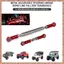 Kim loại có thể điều chỉnh liên kết lái Servo liên kết kéo thanh Turnbuckle cho MN D90 D99 MN-90 -45 1 / 12 RC Xe bánh xích, Đen (R F C V)