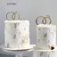 JCSYFAC Nhẫn Kim Cương Acrylic Trang Trí Bánh Cưới Nướng Tiệc Quà Tặng Món Tráng Miệng Phụ Kiện Mới