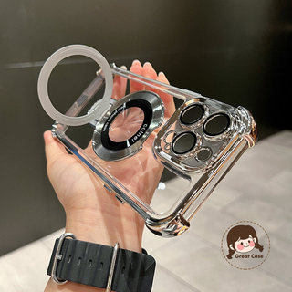 Ốp Điện Thoại Bốn Góc Giá Đỡ Từ Tính Cho Vivo V70 Elite FE V60E V60 V50E V50 V40 V30 V29E V29 Pro Lite V27 Pro Vỏ Mềm Trong Suốt Chống Sốc