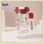 Bình nước ống hút đôi B & N Cute Cherry 580Ml dành cho học sinh Cốc chống rò rỉ bằng nhựa dành cho trường học Sự kiện thể thao sử dụng hàng ngày.