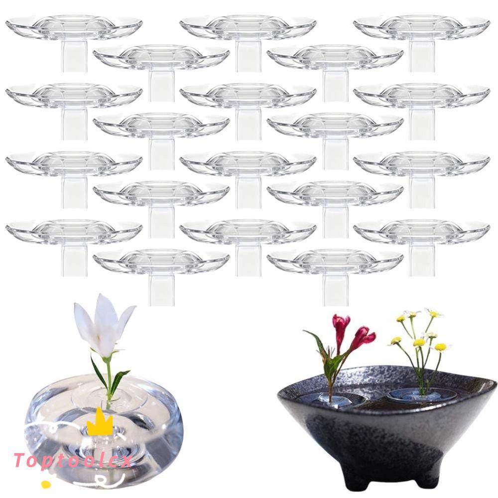 TOPTOOLCX Đế trưng bày nổi, hộp đựng thủy canh, giá đỡ sắp xếp, bát hoa DIY