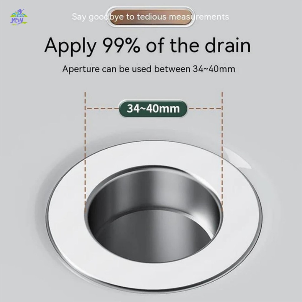 Nút chặn bồn rửa phòng tắm đa năng - Bộ lọc thoát nước chống tắc nghẽn cho nhà vệ sinh nhà bếp