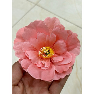 [ Set 30/50/100 ] Đầu Bông  Hoa Trà Nhật Giả Bằng Lụa - Phụ Kiện Làm Đồ Handmade, Kẹp Tóc, Trang Trí Mũ Tốt Nghiệp
