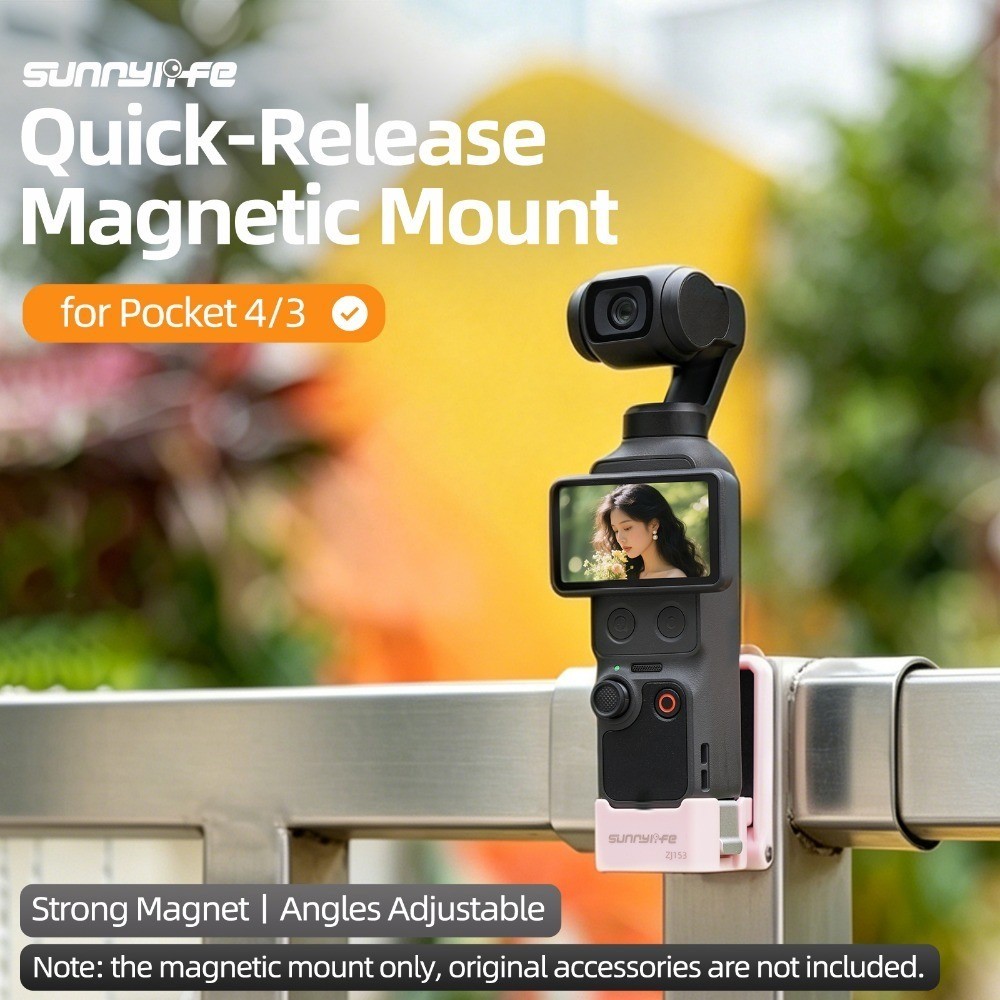 Dành cho DJI Osmo Pocket 4 / 3 Giá đỡ từ tính nhanh cho DJI Osmo Pocket 4 / 3 Đế có thể điều chỉnh cho DJI Osmo Pocket 4 / 3 Phụ kiện chụp ảnh di động
