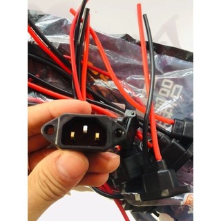 Dây nguồn cắm bình ac quy. ổ cắm, Rắc cắm sạc xe điện Cắm Sạc Xe Điện Vespa Xmen 133S 133M