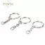 PNPIA- 50 Chiếc DIY Đánh Bóng Bạc Chìa Khóa Móc Chìa Khóa Chia Vòng Trang Sức Ngắn Phát Hiện