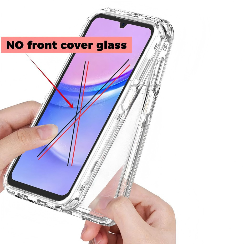 Ốp Điện Thoại Trong Suốt Acrylic 3 TRONG 1 Cho Redmi Note 14 13 12 11 10 Pro Plus A5 A4 A3 A2 A1 4G 5G 15 15C 13C 12C 10C 4G 5G Bốn Góc Chống Sốc