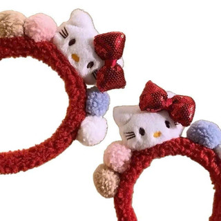 BỜM TÓC MÈO HELLO KITTY DỄ THƯƠNG MÀU ĐỎ NỔI BẬT PHỤ KIỆN XINH XẮN CHO BÉ VÀ BẠN GÁI